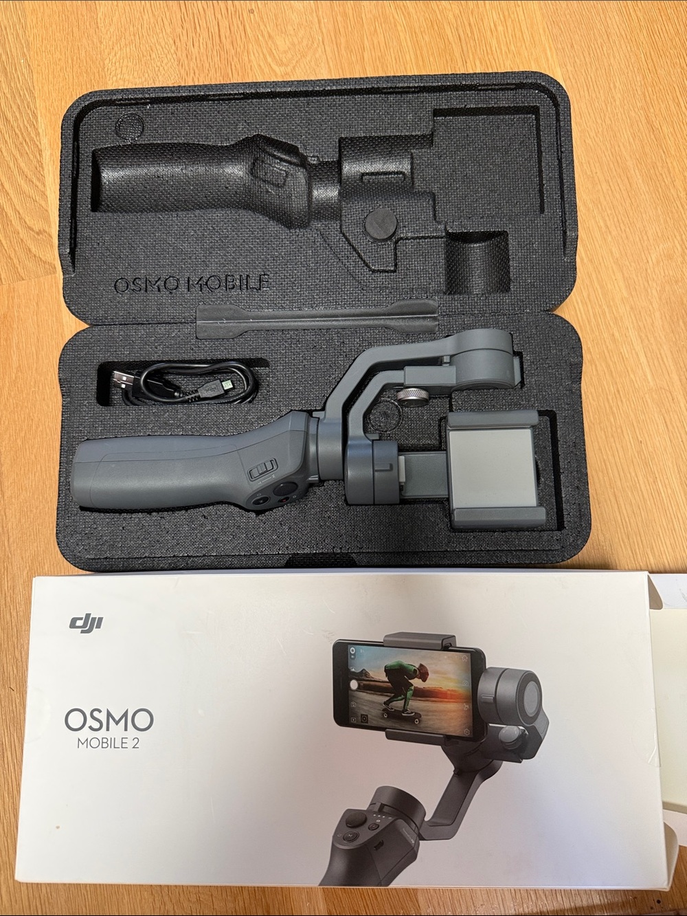 DJI Osmo Mobile 2 Gimbal Stabilizer - Gray